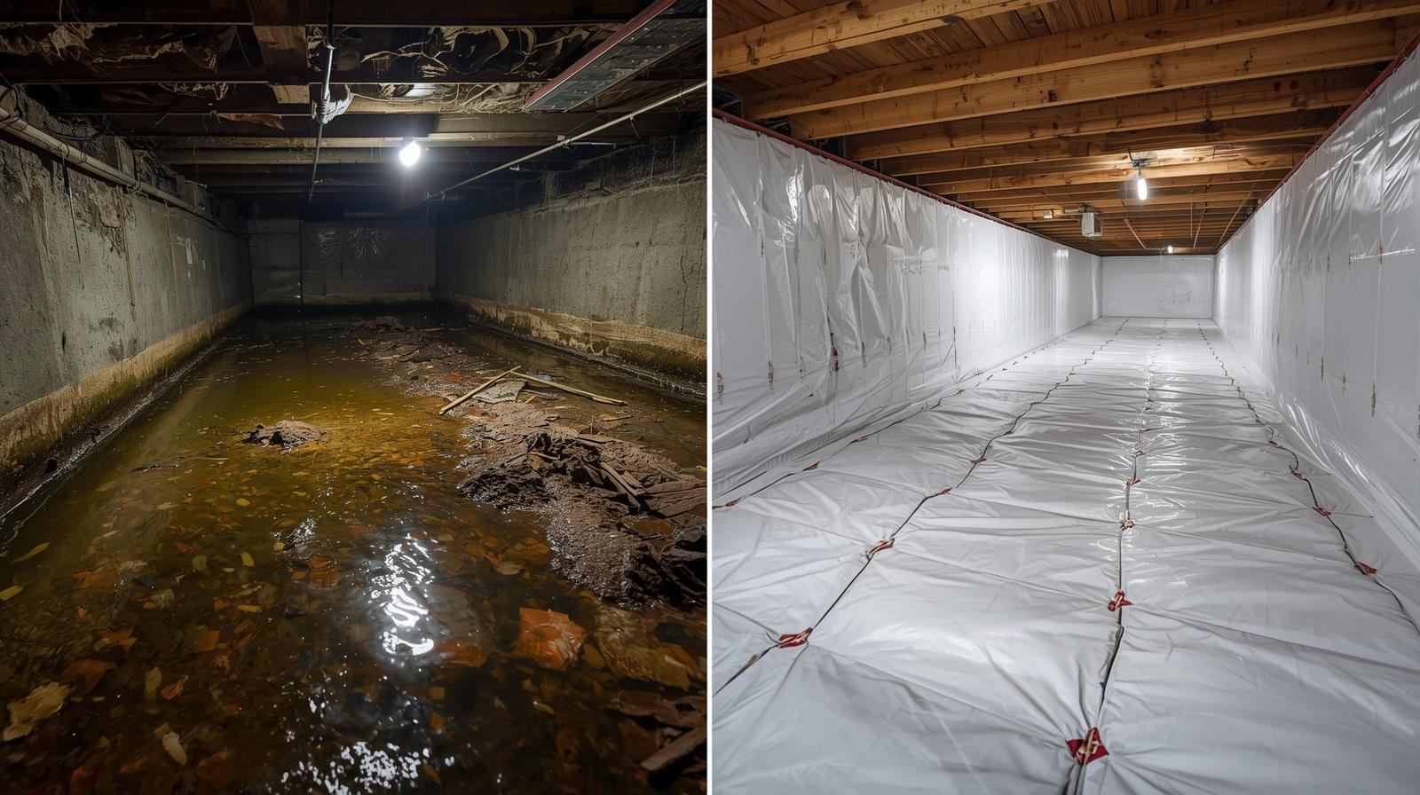 How to Clean up Sewage in a Crawl Space | Jersey City, NJ